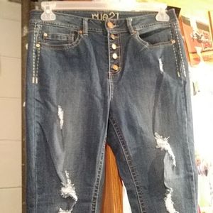 Rue 21 High Waisted Crop jeans
